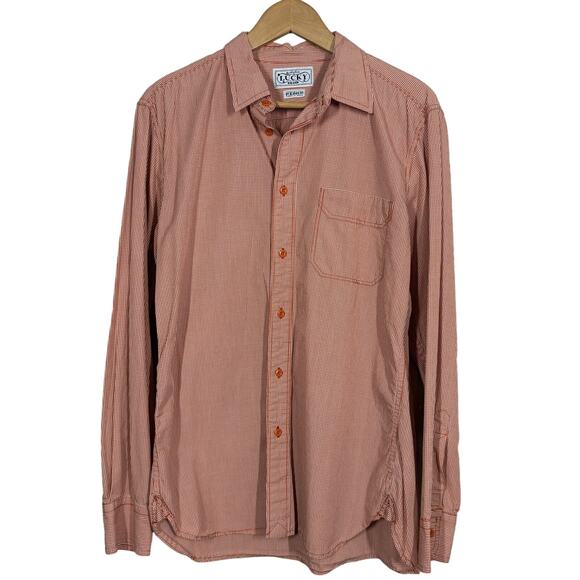 Lucky Brand Button Up Checker Shirt Long Sleeve - M - Picture 1 of 5